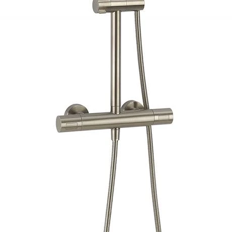 Crosswater Central Brushed Stainless Steel Height Adjustable Thermostatic Shower 5 Crosswater Central Brushed Stainless Steel Height Adjustable Thermostatic Shower - Image 3