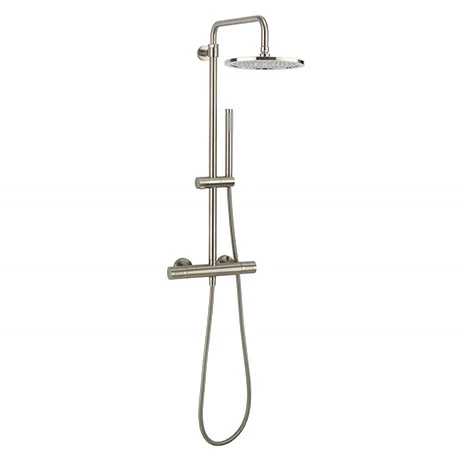 Crosswater Central Brushed Stainless Steel Height Adjustable Thermostatic Shower 3 Crosswater Central Brushed Stainless Steel Height Adjustable Thermostatic Shower