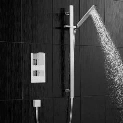 Summit Twin Concealed Thermostatic Shower Valve - Chrome 11 Summit Twin Concealed Thermostatic Shower Valve - Chrome -ShowerLux Shop SCTTSV d3 460