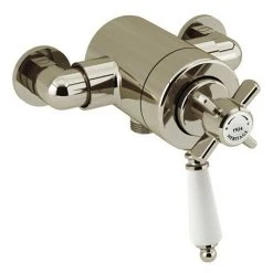 Heritage Dawlish Exposed Shower with Premium Flexible Riser Kit - Vintage Gold - SDCDUAL10 5 Heritage Dawlish Exposed Shower with Premium Flexible Riser Kit - Vintage Gold - SDCDUAL10 -ShowerLux Shop SDAB06 L 460