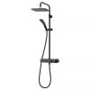 Triton Push Button Thermostatic Shower Mixer - Matte Black - PBDIVBLK -ShowerLux Shop SFXPBDIVBLK P