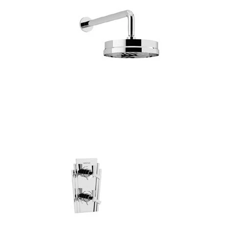 Heritage Gracechurch Recessed Shower with Deluxe Fixed Head Kit - Chrome - SGRDDUAL02 3 Heritage Gracechurch Recessed Shower with Deluxe Fixed Head Kit - Chrome - SGRDDUAL02
