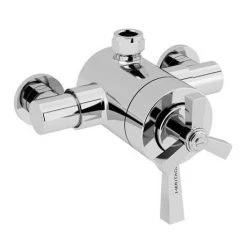 Heritage Gracechurch Exposed Shower with Deluxe Fixed Riser Kit & Diverter to Handset - Chrome - SGRDDUAL04 10 Heritage Gracechurch Exposed Shower with Deluxe Fixed Riser Kit & Diverter to Handset - Chrome - SGRDDUAL04 -ShowerLux Shop SGRDDUAL04 D3 460