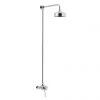 Heritage Hartlebury Exposed Shower with Premium Fixed Riser Kit - Chrome - SHDDUAL07 -ShowerLux Shop SHDDUAL07 P