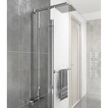 Term Modern Square Thermostatic Shower Kit - Chrome 3 Term Modern Square Thermostatic Shower Kit - Chrome