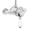 Heritage - Ryde Single Control Exposed Mini Valve With Top Outlet - Chrome 1 Heritage - Ryde Single Control Exposed Mini Valve With Top Outlet - Chrome -ShowerLux Shop SLC03 n p