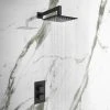 Arezzo Matt Black Square Shower Package (inc. Valve, 200 x 200 Square Head and 90-Degree Bend Arm) 2 Arezzo Matt Black Square Shower Package (inc. Valve, 200 x 200 Square Head and 90-Degree Bend Arm) -ShowerLux Shop SQ4BLKPK new p
