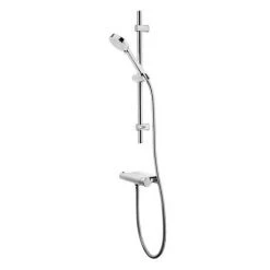 Tavistock Quantum Thermostatic Bar Valve Shower System with Accessory Shelf