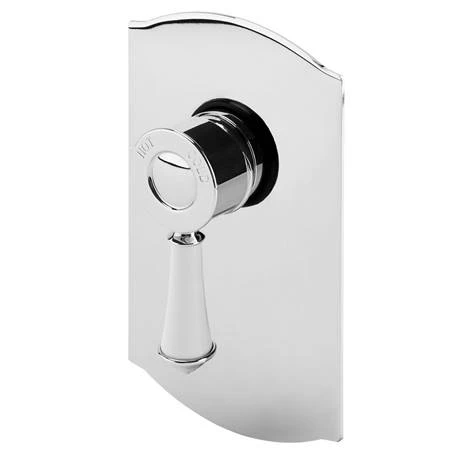 Trafalgar Traditional Chrome Concealed Manual Shower Valve 4 Trafalgar Traditional Chrome Concealed Manual Shower Valve - Image 2