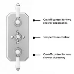 Trafalgar Traditional Shower Package with Fixed Head, Slide Rail Kit + Bath Spout 11 Trafalgar Traditional Shower Package with Fixed Head, Slide Rail Kit + Bath Spout -ShowerLux Shop TRADPK04 n d1 460