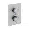 Crosswater 3ONE6 Stainless Steel Crossbox 1 Outlet Trimset 2 Crosswater 3ONE6 Stainless Steel Crossbox 1 Outlet Trimset -ShowerLux Shop TSCB1000LBPS P 1