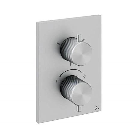 Crosswater 3ONE6 Stainless Steel Crossbox 3 Outlet Trimset 3 Crosswater 3ONE6 Stainless Steel Crossbox 3 Outlet Trimset