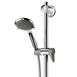 Triton Inclusive Extended Shower Kit with Grab Rail - Chrome/Grey - TSKCAREGRBCHR -ShowerLux Shop TSKCAREGRBCHR D2 460