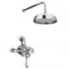 Trafalgar Dual Exposed Thermostatic Shower Pack (inc. Valve, Elbow + Fixed Shower Head) -ShowerLux Shop TSV11 PK1 p