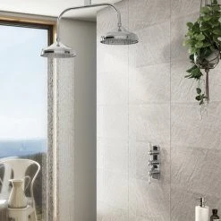 Trafalgar Traditional Dual Shower Heads with Concealed Valve