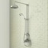 Trafalgar Victorian Exposed Valve inc. Rigid Riser Kit, Diverter, 8" Rose + Handset -ShowerLux Shop TSVPK02 n p