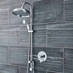 Hudson Reed Topaz White Dual Concealed Thermostatic Shower Valve Chrome - TSVT006 7 Hudson Reed Topaz White Dual Concealed Thermostatic Shower Valve Chrome - TSVT006 -ShowerLux Shop TSVT006 D2 460