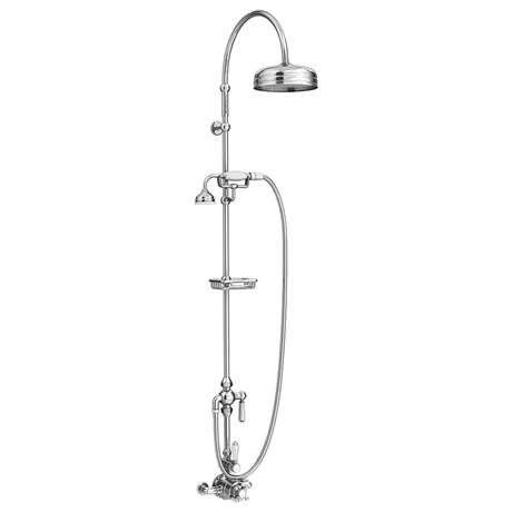 Trafalgar Traditional Deluxe Exposed Shower - Chrome 8 Trafalgar Traditional Deluxe Exposed Shower - Chrome - Image 6