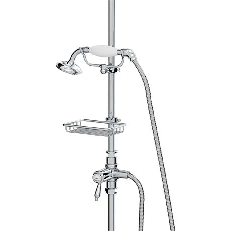 Bristan Traditional Inline Diverter, Shower Kit + Soap Basket 3 Bristan Traditional Inline Diverter, Shower Kit + Soap Basket