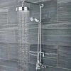 Traditional Luxury Rigid Riser Kit with Diverter & Twin Exposed Shower Valve -ShowerLux Shop Traditional Luxury Rigid Riser Kit with Diverter Twin Exposed Shower Valve n p
