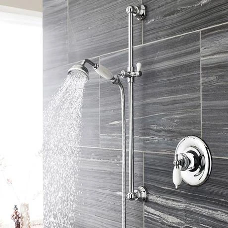Traditional Shower Slide Rail Kit - Chrome - ITY310 4 Traditional Shower Slide Rail Kit - Chrome - ITY310 - Image 2