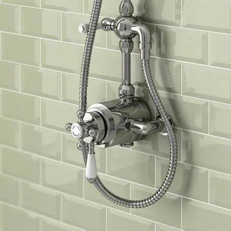 Trafalgar Traditional Dual Exposed Thermostatic Shower Valve 3 Trafalgar Traditional Dual Exposed Thermostatic Shower Valve - Image 2