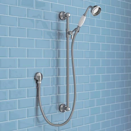 Trafalgar Traditional Shower Slide Rail Kit - Chrome 2 Trafalgar Traditional Shower Slide Rail Kit - Chrome