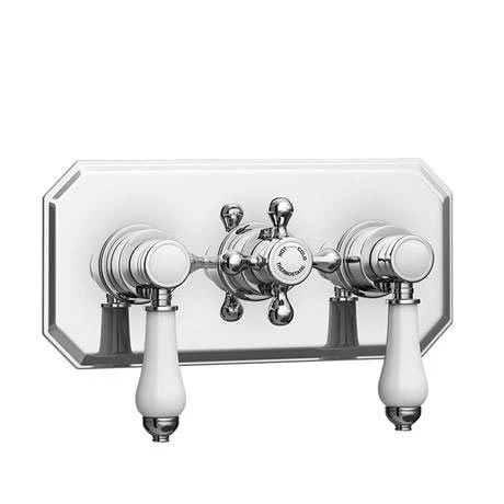 Trafalgar Traditional Triple Concealed Thermostatic Shower Valve 4 Trafalgar Traditional Triple Concealed Thermostatic Shower Valve - Image 2