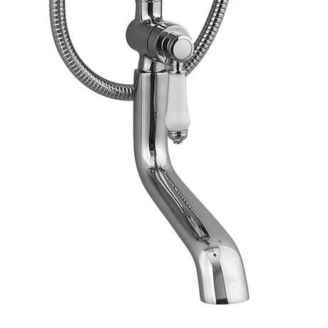 Trafalgar Traditional Triple Exposed Valve With Spout - Chrome 4 Trafalgar Traditional Triple Exposed Valve With Spout - Chrome - Image 2