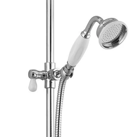 Trafalgar Traditional Triple Exposed Valve With Spout - Chrome 6 Trafalgar Traditional Triple Exposed Valve With Spout - Chrome - Image 4