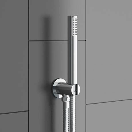 Trafalgar Triple Concealed Shower Valve inc. Outlet Elbow, Handset & Curved Arm with Fixed Head 5 Trafalgar Triple Concealed Shower Valve inc. Outlet Elbow, Handset & Curved Arm with Fixed Head - Image 3