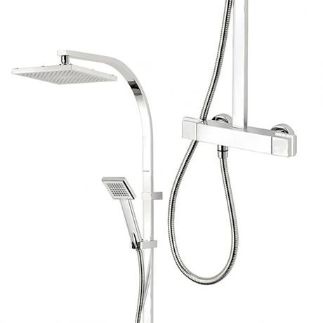Triton Tees Thermostatic Bar Shower Mixer with Diverter & Kit - Chrome - UNTEBMDIV 4 Triton Tees Thermostatic Bar Shower Mixer with Diverter & Kit - Chrome - UNTEBMDIV - Image 2