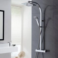 Triton Tees Thermostatic Bar Shower Mixer with Diverter & Kit - Chrome - UNTEBMDIV 13 Triton Tees Thermostatic Bar Shower Mixer with Diverter & Kit - Chrome - UNTEBMDIV -ShowerLux Shop UNTEBMDIV D5 460