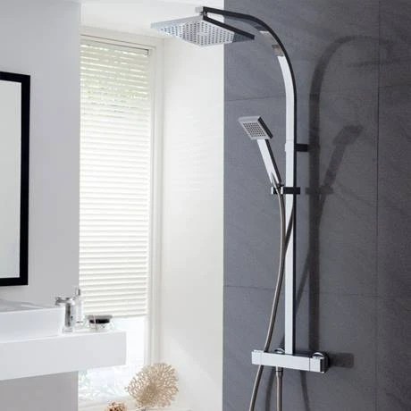 Triton Tees Thermostatic Bar Shower Mixer with Diverter & Kit - Chrome - UNTEBMDIV 8 Triton Tees Thermostatic Bar Shower Mixer with Diverter & Kit - Chrome - UNTEBMDIV - Image 6