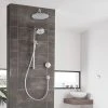 Aqualisa Unity Q Smart Shower Concealed with Adjustable and Wall Fixed Heads -ShowerLux Shop UTQ.A1.BV .DVFW .20 P