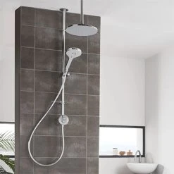 Aqualisa Unity Q Smart Shower Exposed with Adjustable and Ceiling Fixed Head
