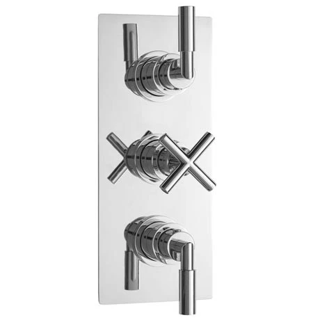 Ultra Helix Concealed Thermostatic Triple Shower Valve - HELV53 3 Ultra Helix Concealed Thermostatic Triple Shower Valve - HELV53