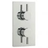 Ultra Quest Series FII Twin Concealed Thermostatic Shower Valve - JTY312 1 Ultra Quest Series FII Twin Concealed Thermostatic Shower Valve - JTY312 -ShowerLux Shop Ultra Series F II Twin Concealed Thermostatic Shower Valve Chrome JTY312 Medium
