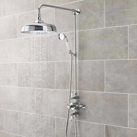 Nuie Traditional Triple Exposed Thermostatic Shower Valve - A3057E 4 Nuie Traditional Triple Exposed Thermostatic Shower Valve - A3057E - Image 2