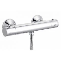 Nuie ABS Round Thermostatic Bar Valve with Modern Slide Rail Kit -ShowerLux Shop VBS001 STY042 d2 375