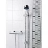Nuie ABS Round Thermostatic Bar Valve with Modern Slide Rail Kit 2 Nuie ABS Round Thermostatic Bar Valve with Modern Slide Rail Kit -ShowerLux Shop VBS001 STY042 LN 460