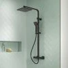 Venice Cubo Matt Black Modern Thermostatic Shower 1 Venice Cubo Matt Black Modern Thermostatic Shower -ShowerLux Shop VC12MB M