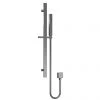 Venice Cubo Brushed Gun Metal Modern Slider Rail Kit -ShowerLux Shop VC6BGM 3