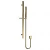 Venice Cubo Brushed Brass Modern Slider Rail Kit -ShowerLux Shop VC8167BB p