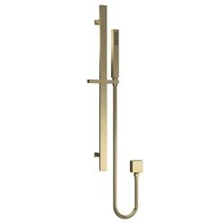 Venice Cubo Brushed Brass Modern Slider Rail Kit