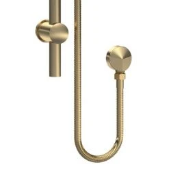 Venice Giro Brushed Brass Modern Slider Rail Kit -ShowerLux Shop VG842BB d2 460