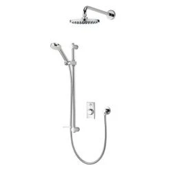 Aqualisa Visage Q Smart Shower Concealed with Adjustable and Wall Fixed Head -ShowerLux Shop VSQ.A1.BV .DVFW .20 D2 460