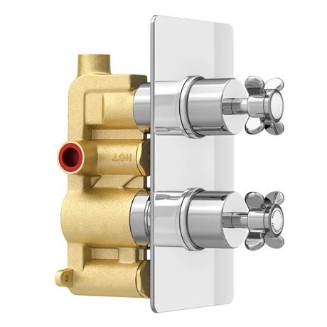 Astoria Traditional Twin Concealed Thermostatic Shower Valve 8 Astoria Traditional Twin Concealed Thermostatic Shower Valve - Image 6