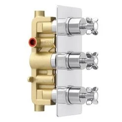 Astoria Traditional Triple Concealed Thermostatic Shower Valve -ShowerLux Shop VSV73 n d5a 460