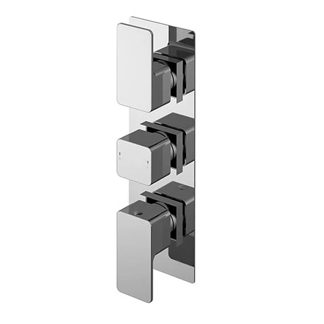 Nuie Windon Triple Concealed Thermostatic Shower Valve - WINTR02 3 Nuie Windon Triple Concealed Thermostatic Shower Valve - WINTR02